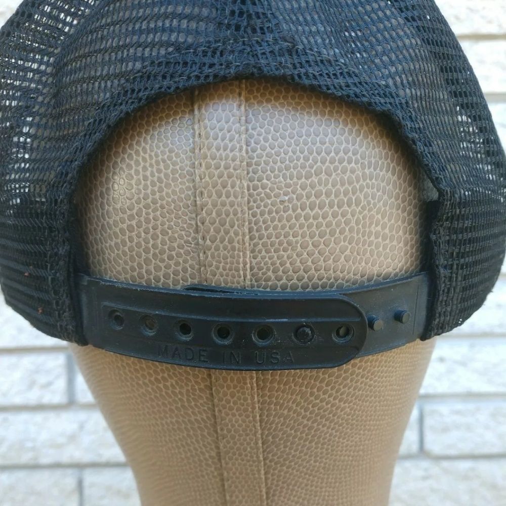 Vintage 90s NRA Snapback Hat Mesh Baseball Cap Laurel Eagle Patch - Picture 4 of 7